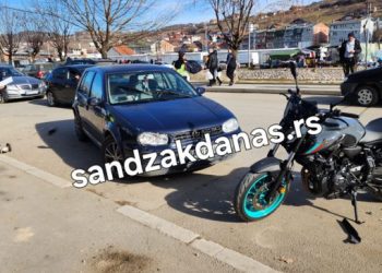 Novi Pazar: U saobraćajnoj nesreći teško povređen motorciklista
