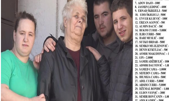 Dobro ljudi uvijek pomognu, Preljevićima kupljena kuća. Dženeta, Dženan, Denis i Edis sa slijepom majkom Mušom
