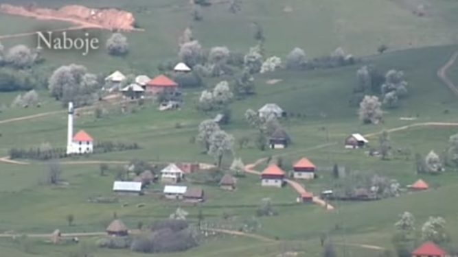 Tutinsko selo Naboje ispod planine Hum