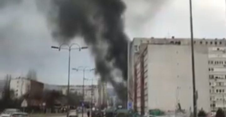 Sarajevo: Požar u naselju Čengić- Vila VIDEO