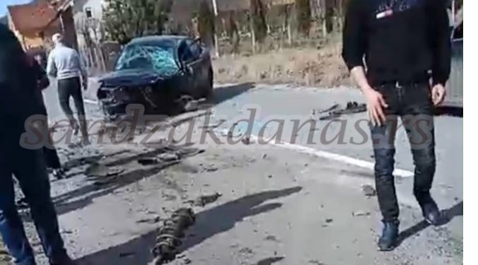 U mjestu Bijele Vode na regionalnom putu Novi Pazar- Sjenica teška saobraćajna nesreća