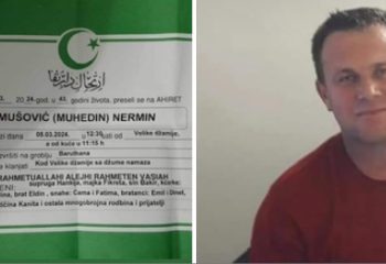 Sjenica se oprašta od mladog sportiste, fudbaler Sloge Nermin Mušović preselio