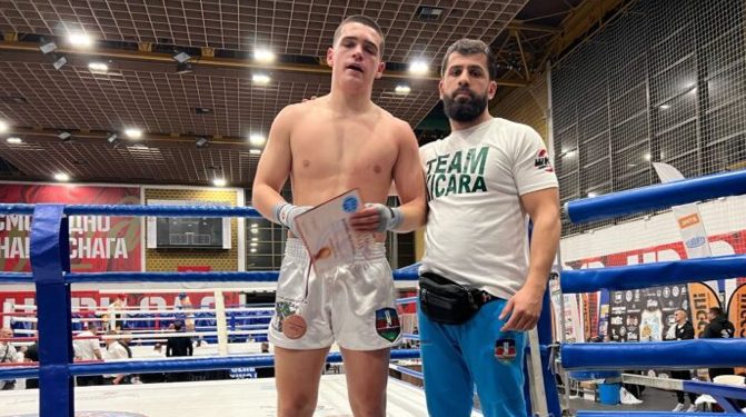 Hamza Dedić zauzeo 3. mjesto na državnom prvenstvu u K1 u teškoj konkurenciji