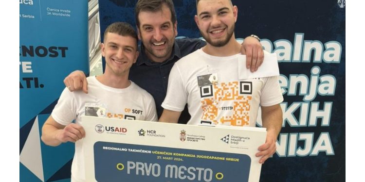 Sjajan uspjeh Tehničke škole iz Novog Pazara, prvo mjesto na takmičenju učeničkih kompanija
