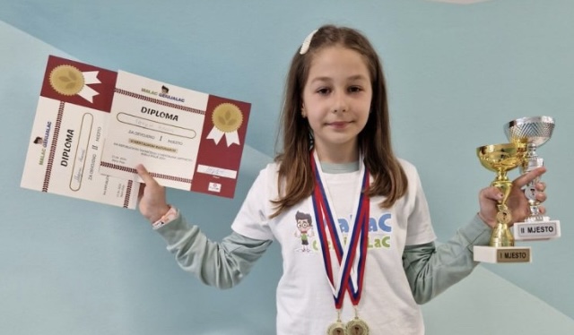 Merjem je pravi Genijalac u brzom računanju, sada će na međunarodnu olimpijadu