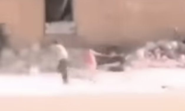 Palestinski dječak spašava svoju mladu sestru od cionističkog snajpera