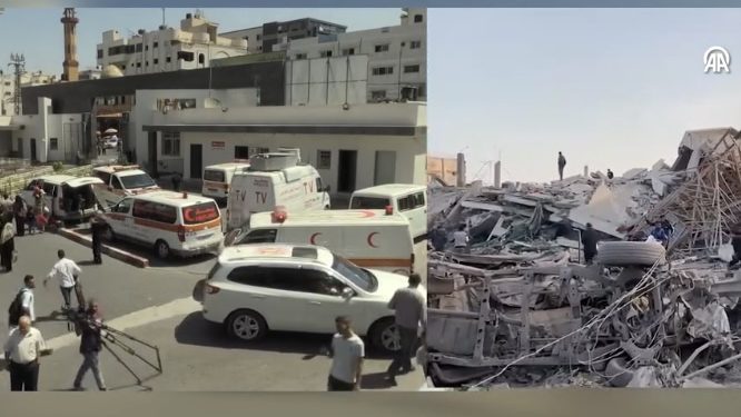 Snimci bolnice Al Šifa prije i posle okupacije i razaranja od strane izraelskih okupatora