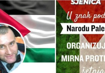 “Sjenica za Palestinu”-  protestna šetnja na Bajram u centru grada. Poziv i građanima iz drugih gradova
