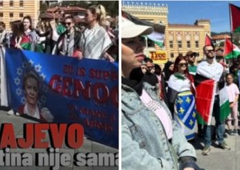 Sarajevo: “Palestina nine sama”- poruka upućena sa skupa podrške i solidarnosti