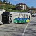 Još jedna saobraćajna nesreća u Požegi, prevrnuo se kombi IZ-e pun djece
