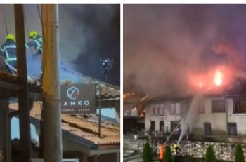 Novi Pazar: Izgoreo još jedan objekat starog grada, i zlatare bile u opasnosti