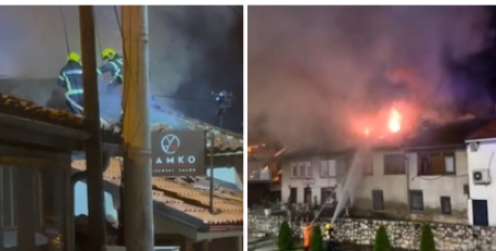 Novi Pazar: Izgoreo još jedan objekat starog grada, i zlatare bile u opasnosti