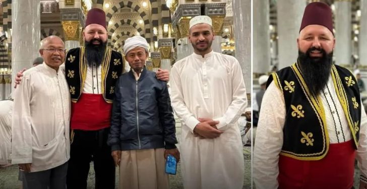 BiH imam se pojavio u Poslanikovoj džamiji u narodnoj nošnji