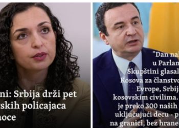 Kurt i Osmani traže međunarodnu reakciju zbog hapšenja kosovskih policajaca i zaustavljanja autobusa