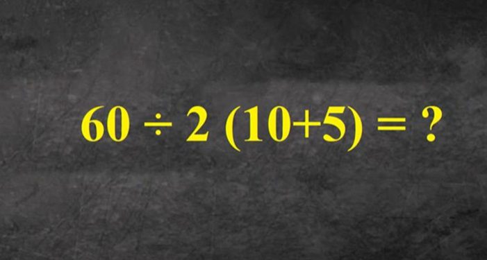 Samo najbolji matematičari znaju pravilno riješiti matematički zadatak