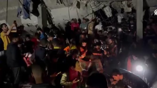 Cionisti tokom noći izveli jake vazdušne napade na Gazu, velik broj civila ubijen