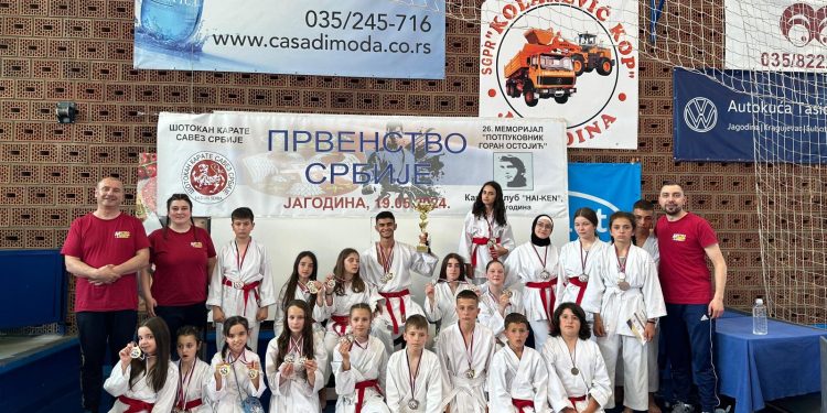 Veliki uspjeh KK Sjenica na Prvenstvu Srbije u Jagodini, 7 zlatnih medalja
