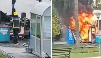 Linda opet pokazuje humanost, akcija za obnovu kioska Esmeri koji je izgorio u potpunosti