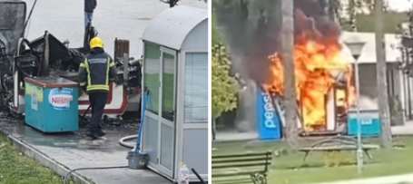 Linda opet pokazuje humanost, akcija za obnovu kioska Esmeri koji je izgorio u potpunosti