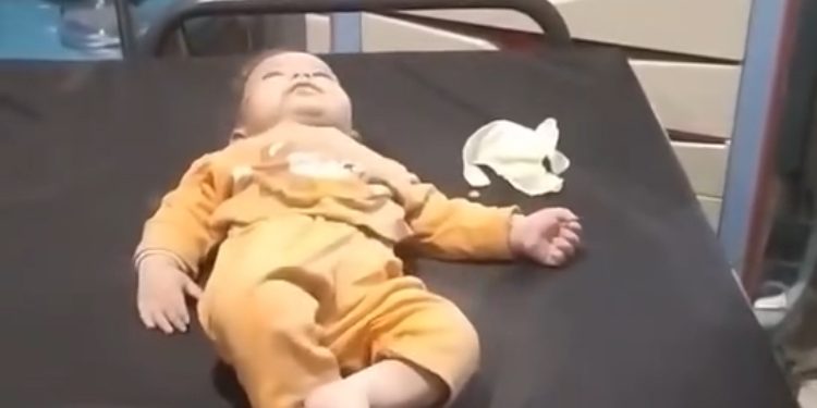 Palestinska djevojčica  od 3 mjeseca primljena u bolnicu u stanju šoka, nije mogla ni da plače