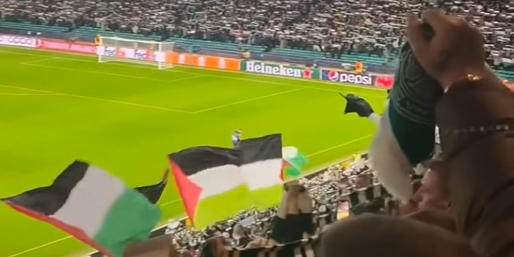 Navijači širom Škotske daju veliku podršku Palestini VIDEO