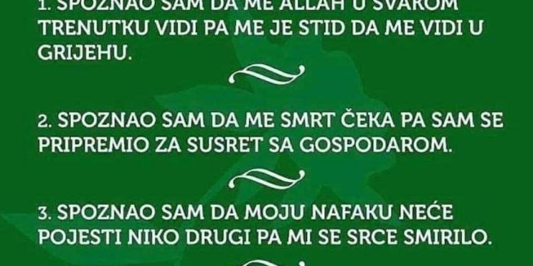 Četeri tajne uspjeha Hasana El- Basrija, šta da spoznamo pa da budemo mirni