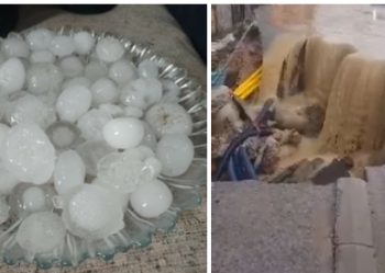 Kako nevrijeme zahvatilo Novi Pazar.  Ulice preplavljene a neke potonule
