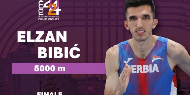 Elzan Bibić šesti na EP u Rimu, trka na 5.000 metara