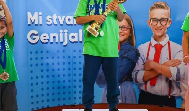 Tutin: Jaman Ramičević osvojio prvo mjesto na takmičenju u mentalnoj aritmetici u Beogradu