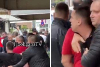 Tuča srpskih i engleskih navijača, učesnik sin Vučića- Danilo VIDEO