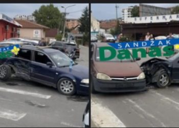 Novi Pazar: Pet osoba povrijeđeno u lančanom sudaru na magistralnom putu