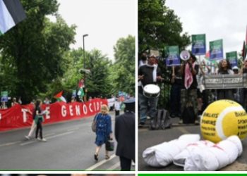 Propalestinski protest obilježio prvi dan Wimbledona