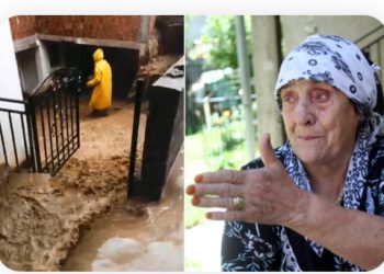 Nana Sadija se bori sa bujicama koje joj kroz sobu prolaze  VIDEO