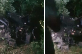 Tutin: Saobraćajna nezgoda kod fabrike Jelak, 4 mladića povređena