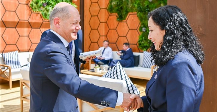 Osmani razgovarala sa Šolcom, podrška Kosovu za evroatlansku integraciju