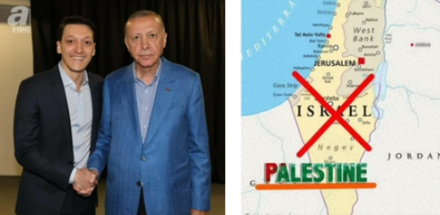 Öžil razljutio izraelce i njemce objavom slike gdje je precrtan Izrael, živjela Palestina