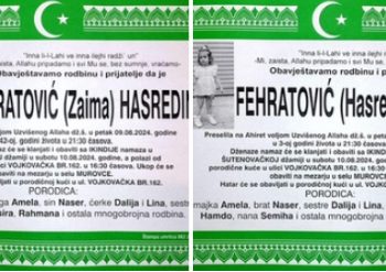 Maloljetna Taira i otac Hasredin biće danas ukopani na seskom groblju u Murovce