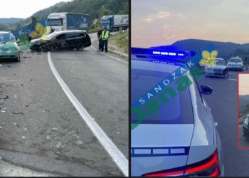 Saobraćajna nesreća na putu Novinpazar – Ribariće, u sudaru dva automobila ima povređenih
