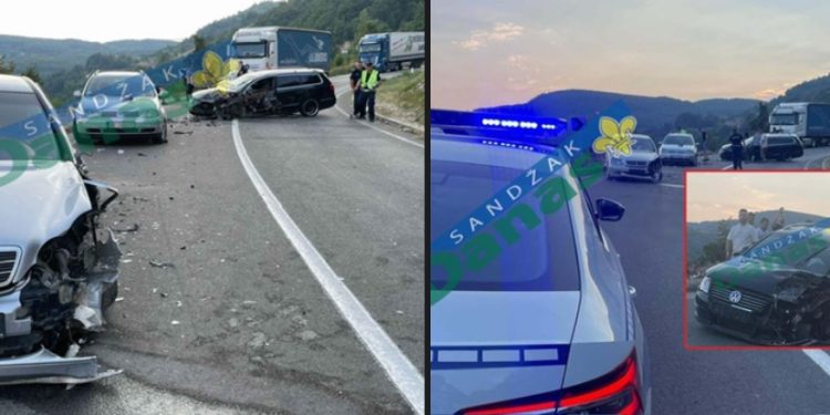 Saobraćajna nesreća na putu Novinpazar – Ribariće, u sudaru dva automobila ima povređenih