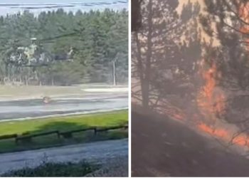 Sjenica: Požar se ubrzano širi, moguća evakuacija stanovništva. Helikopteri pomažu