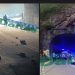 Tutin: Teška nesreća u tunelu kod Mehovog krša, dijelovi zapaljenog motora po ulici