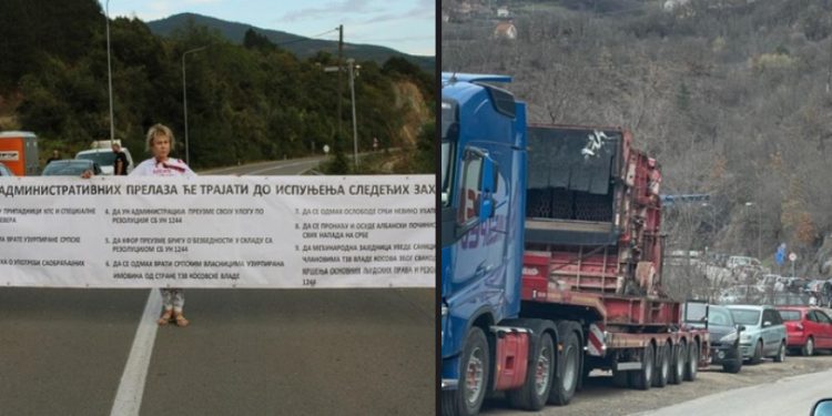 Počela blokada prilaza prema Kosovu, blokada će trajati do ispunjenja zahteva