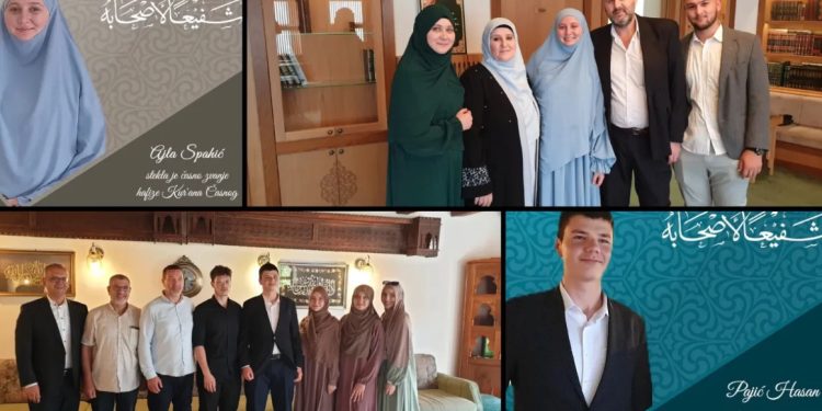 Hasan  i Ajla novi hafizi Kur’ana, sve čestitke njima i njihovim porodicama
