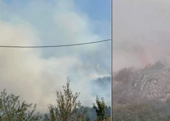 Požar zahvatio Golać u blizini Glogovika, vjetar otežava tešku situaciju vatrogascima