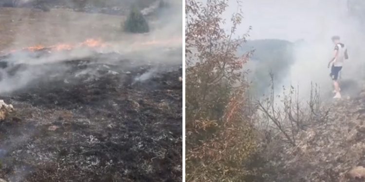 Dramatični snimci borbe mještana Glogovik sa vatrenom stihijom na Golaću
