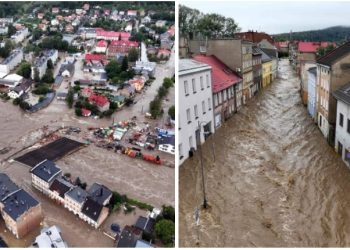 Velike poplave u Austriji i Poljskoj, voda prekrila auto-put. Pukla brana na Moravi