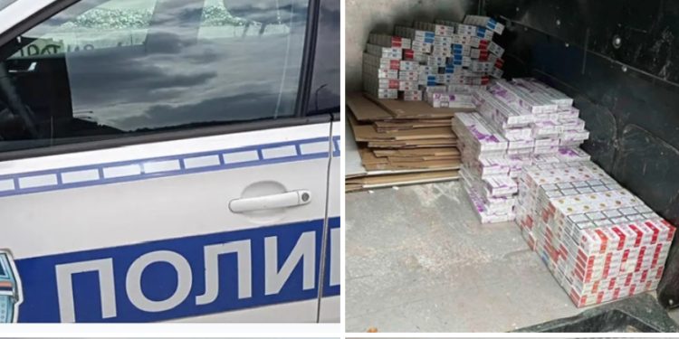 Pripadnici MUP-a uhapsili E.P. iz Tutina zbog šverca cigareta vrednosti oko 6,5 miliona dinara