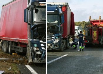 Teška saobraćajna nesreća na autoputu, novopazarski kamion usmrtio jednu osobu