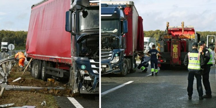 Teška saobraćajna nesreća na autoputu, novopazarski kamion usmrtio jednu osobu