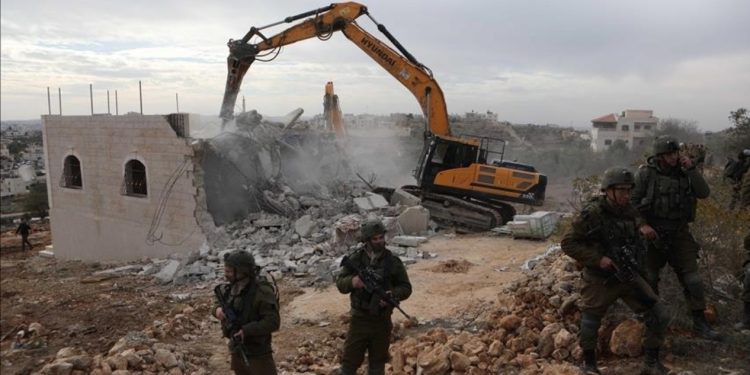 Kontinuirana rušenja Palestinskih objekata na Zapadnoj Obali od strane cionista